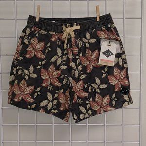 Critical Slide Society Men's Beach Shorts- Bunker 16" Trunk - Phantom